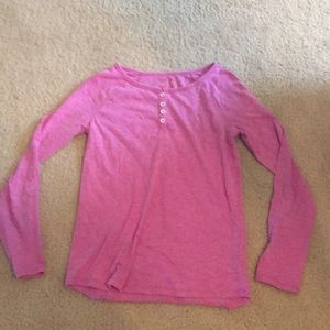 purple long sleeve with buttons